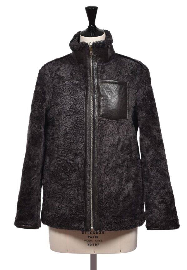 Mens-Sheepskin-Zipper-Jacket-reversible-Ellery-Coal