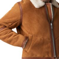 Sheepskin Jacket Brandy Cream Wilson (10) Sheepskin Jacket Brandy Cream Wilson