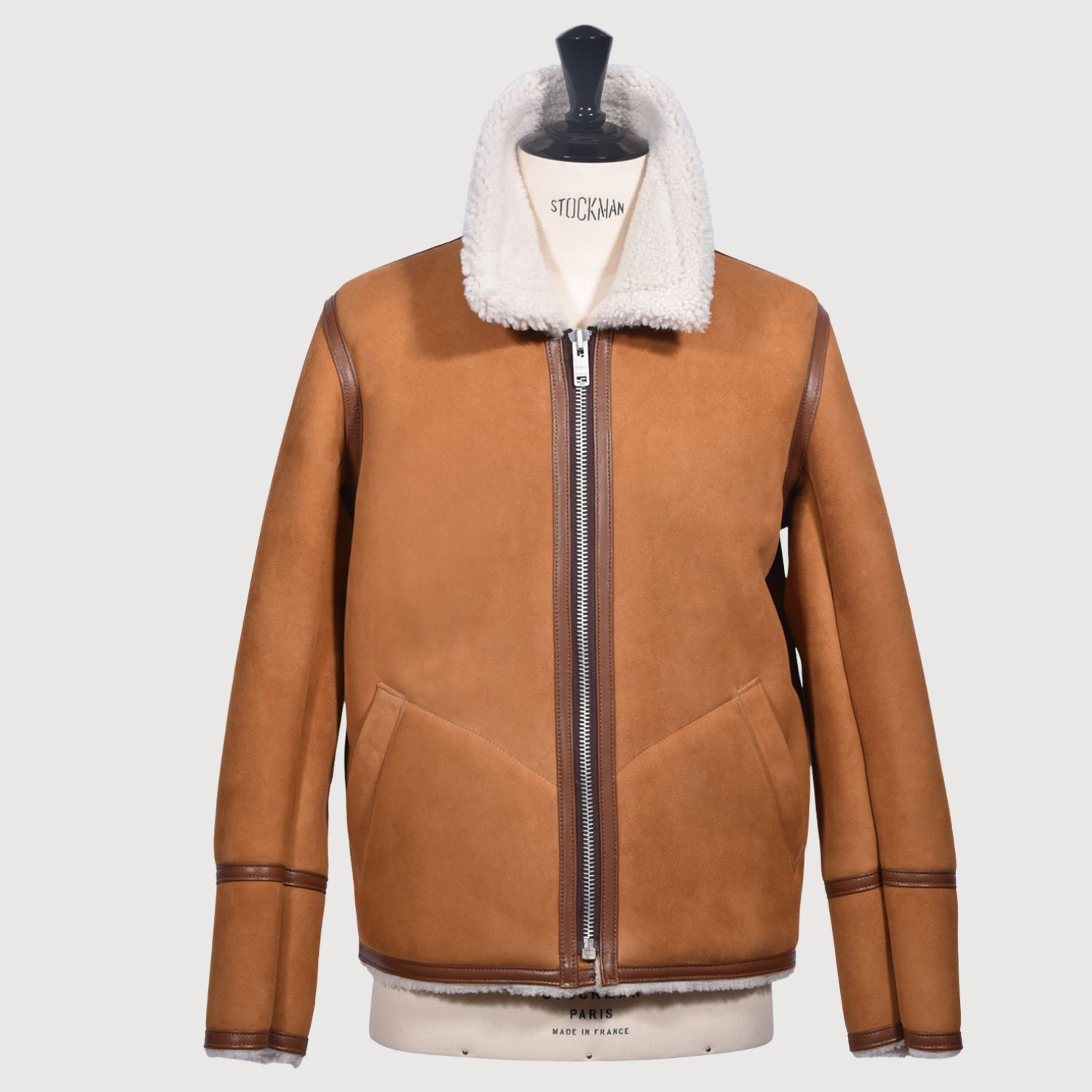 Sheepskin Jacket Brandy Cream Wilson (3) Sheepskin Jacket Brandy Cream Wilson (3)