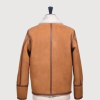 Sheepskin Jacket Brandy Cream Wilson (5) Sheepskin Jacket Brandy Cream Wilson (3)