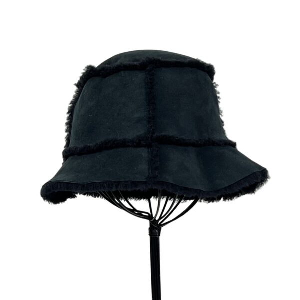 SHEEPSKIN HAT OUTBACK BUCKET NAVY