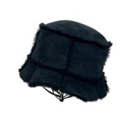 SHEEPSKIN HAT OUTBACK BUCKET NAVY (2) SHEEPSKIN HAT OUTBACK BUCKET NAVY