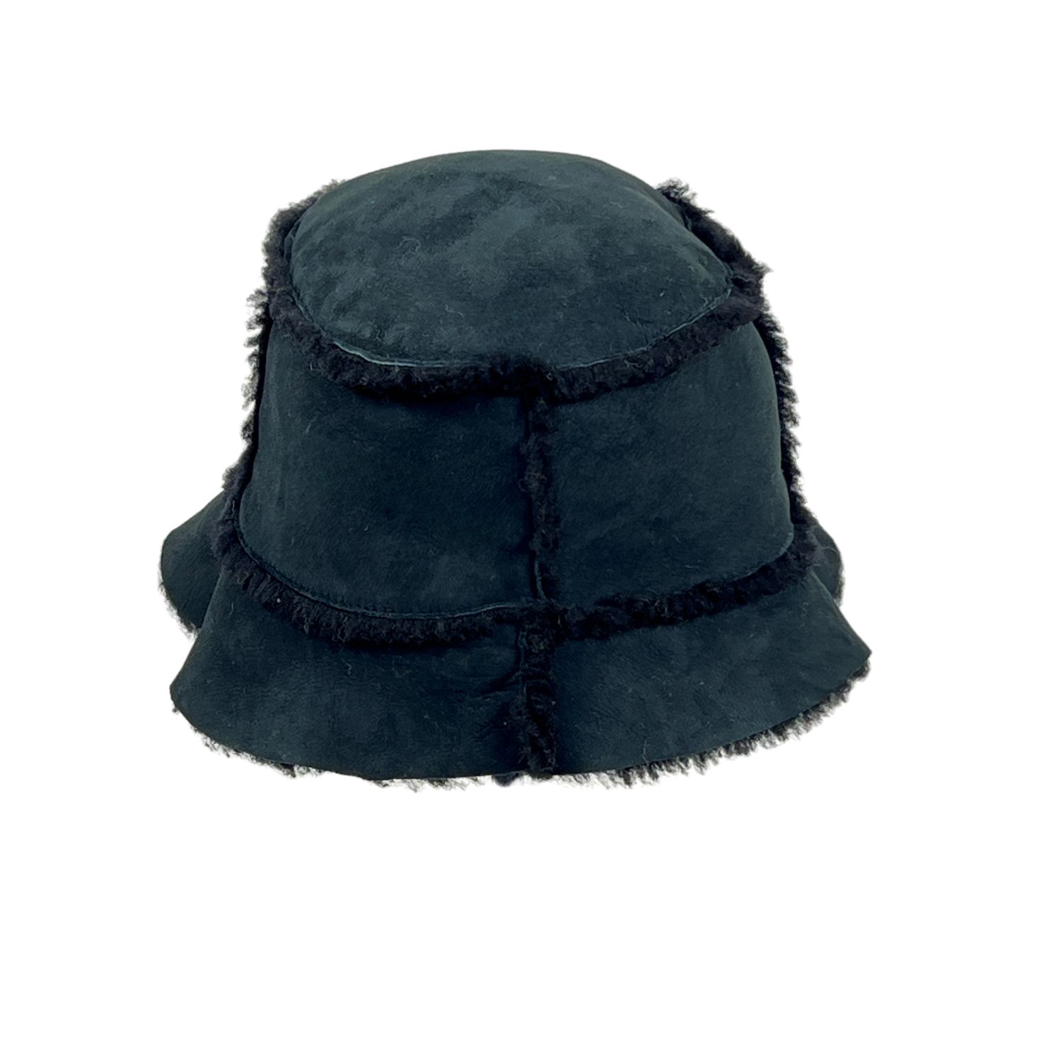 SHEEPSKIN HAT OUTBACK BUCKET NAVY (3) SHEEPSKIN HAT OUTBACK BUCKET NAVY