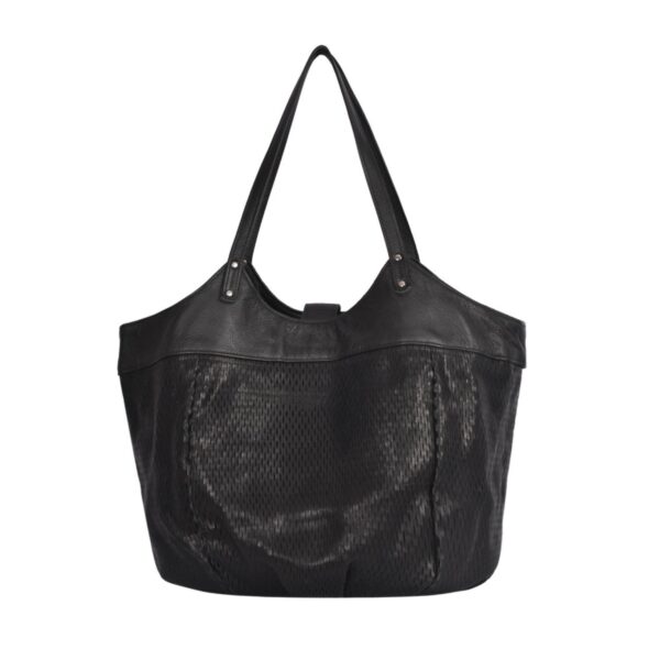 Leather Shoulder Bag Black Lucy Leather Lorde (5)