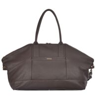 Leather Overnighter Earth Brown Nevis