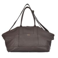 Leather Overnighter Earth Brown Nevis