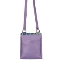 Cowhide Crossbody Summer Reptile Lavender - Flora (2)