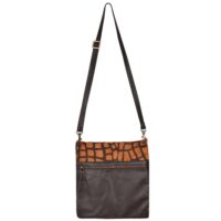 Stevie Blocks Cowhide on Brown Leather by Owen Barry (4) Cowhide crossbody- blocks-on-Brown-Leather-by-Owen-Barry