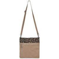 Stevie Waterlily Cowhide crossbody bag on Pebbles Leather by Owen Barry