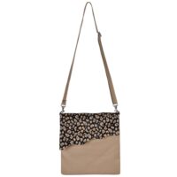 Stevie Waterlily Cowhide crossbody bag on Pebbles Leather by Owen Barry