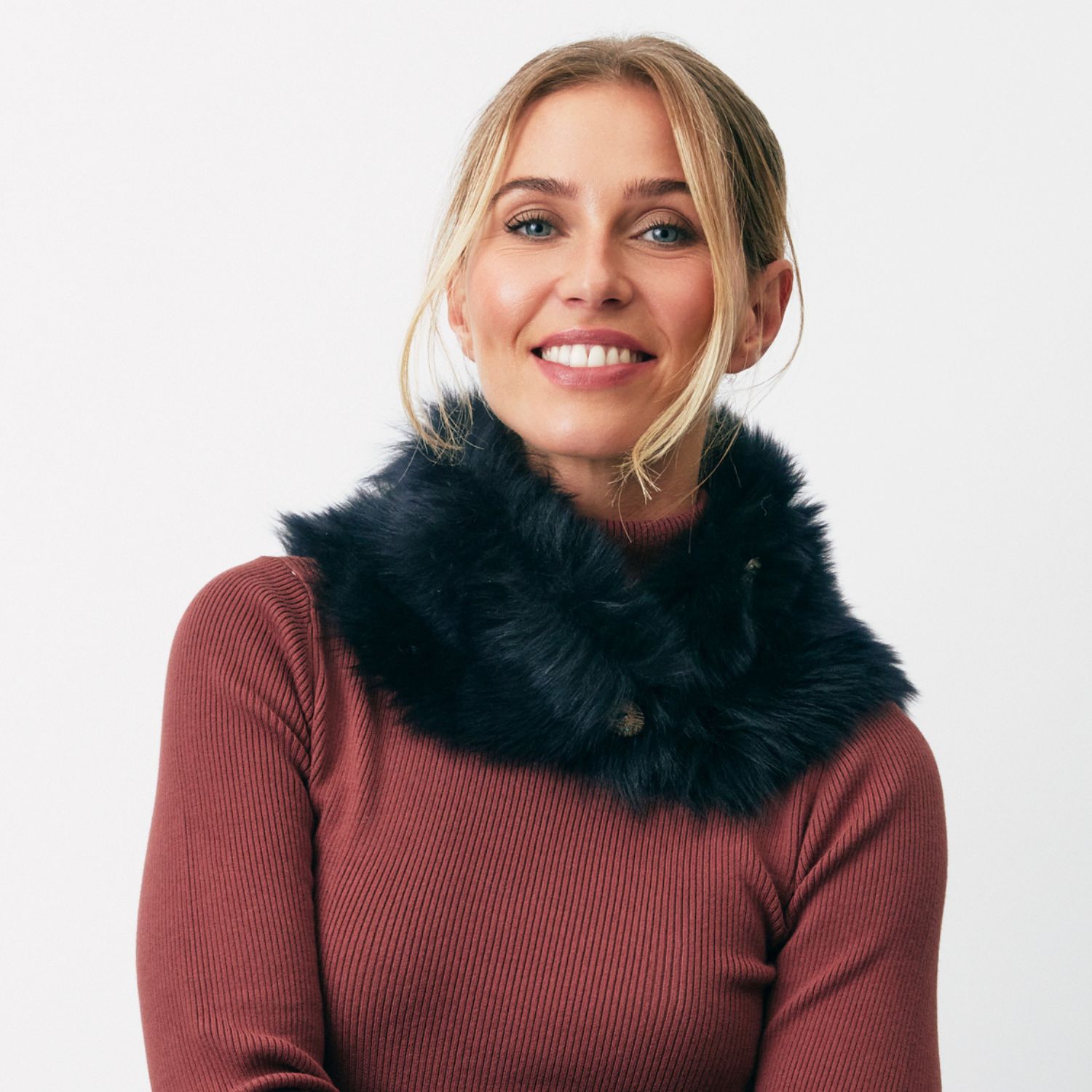 Sheepskin Shrug Ailsa Navy Toscana