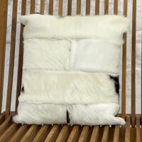 Cowhide cushion tricolour