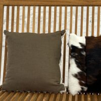 Cowhide cushion tricolour