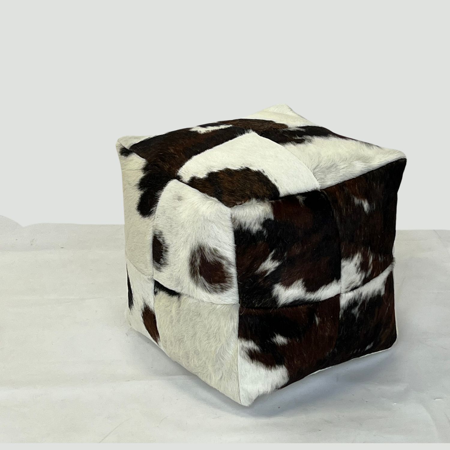 Cowhide Cube col No 3 Tricolour (1)