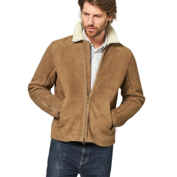 Mens sheepskin Jacket Bryce in Mojabe by Owen Barry