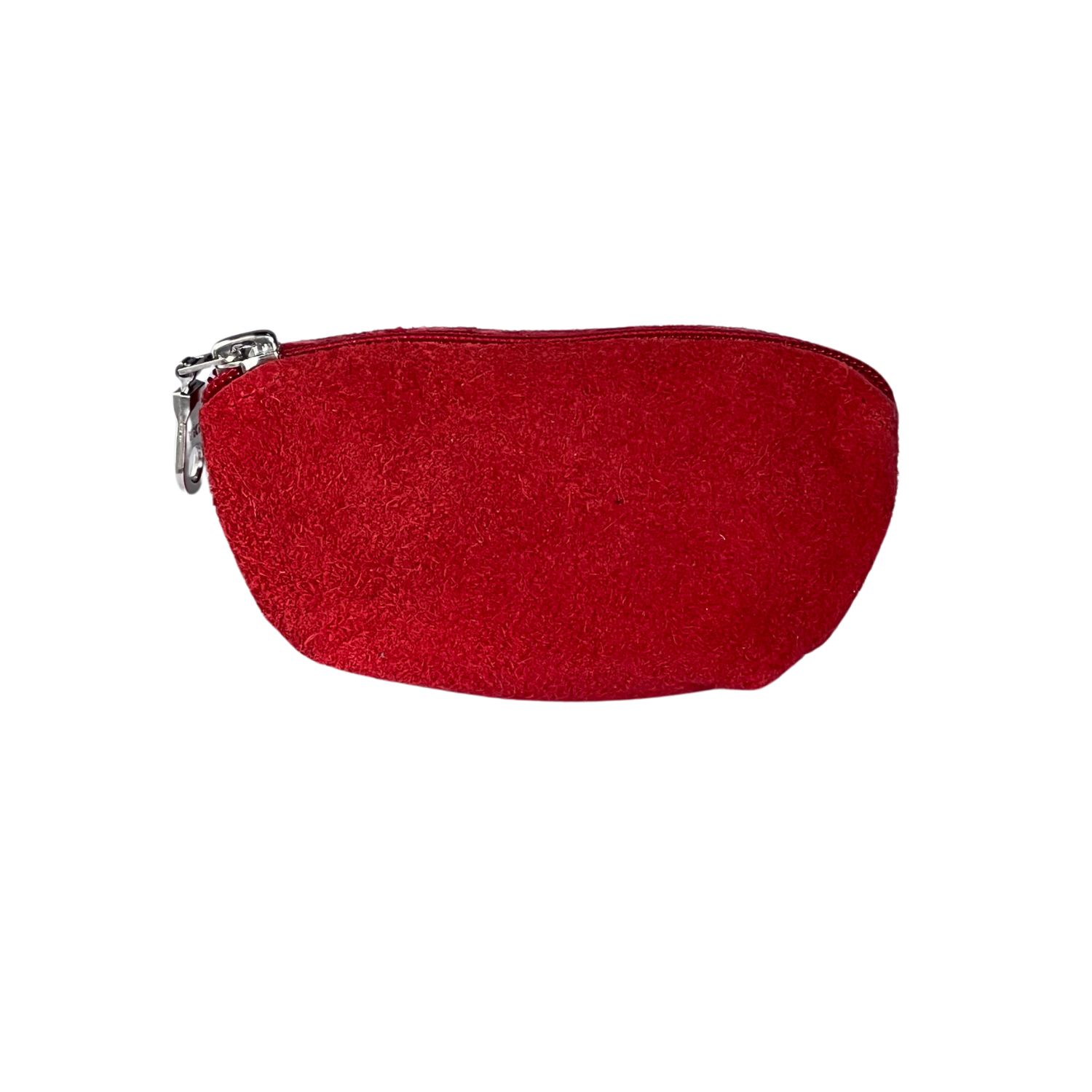Suede-Zipper-Purse-Small-Boho-Suede-Red