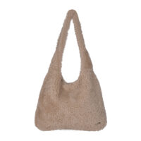 Shearling shoulder bag Oatmeal Icelandic Lyra