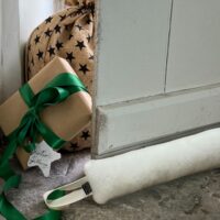 Sheepskin Draught Excluders Ivory (2) Sheepskin Draught Excluders Ivory (2)