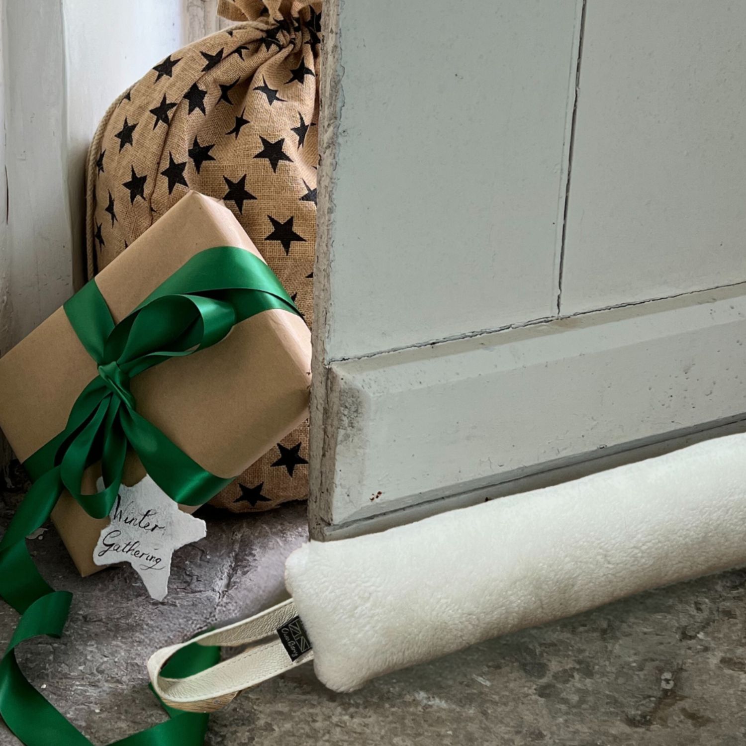 Sheepskin Draught Excluders Ivory (2) Sheepskin Draught Excluders Ivory (2)