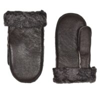 Sheepskin Mitten Coal nappalan M01 (3)