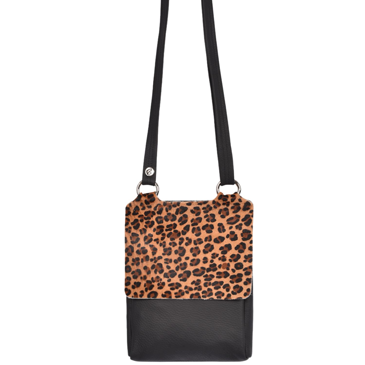 Cowhide crossbody Flora Kid Leo Cappa on Black Bison by Owen Barry (1) Cowhide crossbody Flora Kid Leo Cappa on Black Bison by Owen Barry