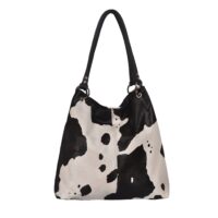 Dudley Cowhide Shoulder Bag Black Splash (4)1 Dudley Cowhide Shoulder Bag Black Splash