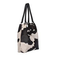 Dudley Cowhide Shoulder Bag Black Splash (5)1 Dudley Cowhide Shoulder Bag Black Splash