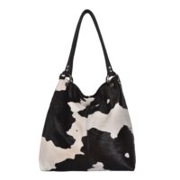 Dudley Cowhide Shoulder Bag Black Splash (6)1 Dudley Cowhide Shoulder Bag Black Splash
