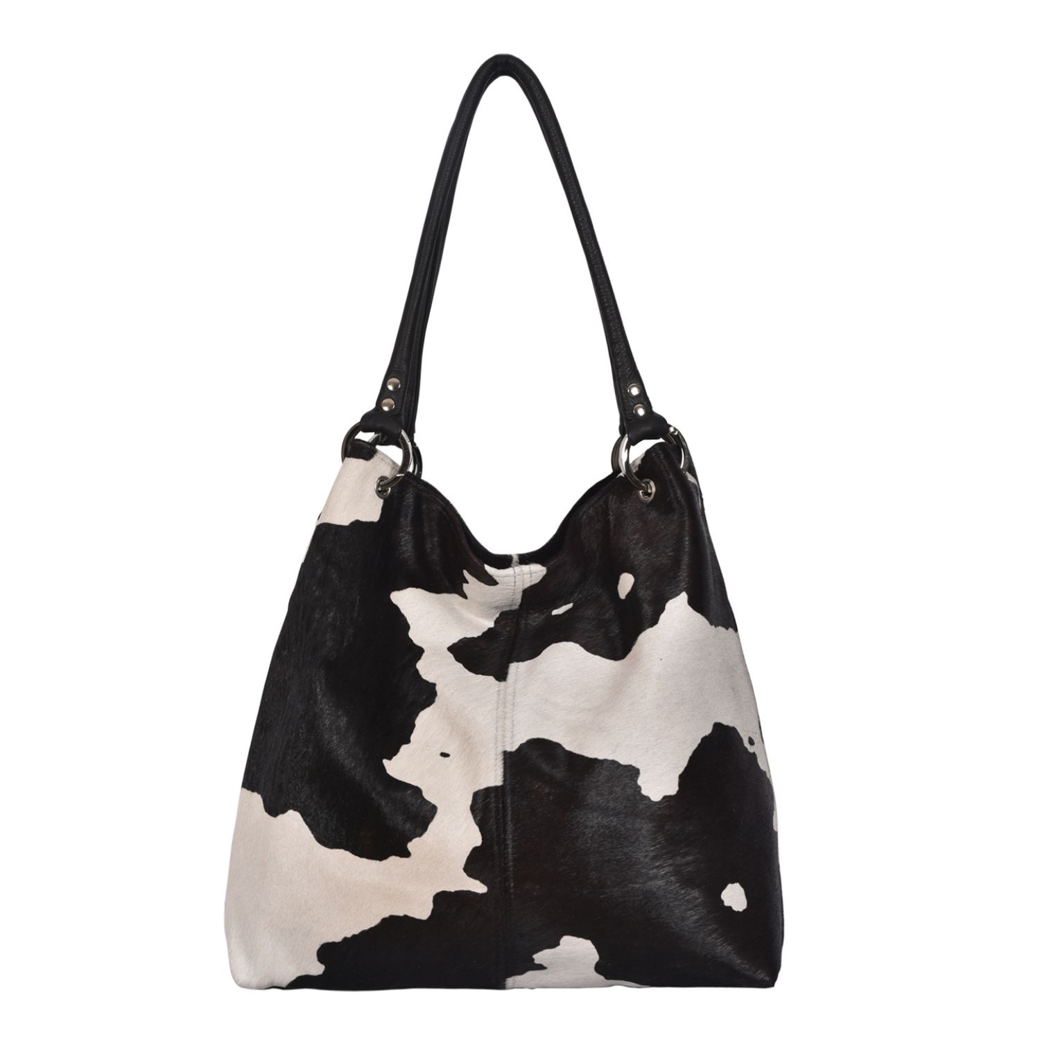 Dudley Cowhide Shoulder Bag Black Splash (6)1 Dudley Cowhide Shoulder Bag Black Splash