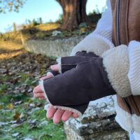 Womens-Fingerless-Tube-Mittens-Kimbo-Cream-by-Owen-Barry