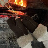 Womens-Fingerless-Tube-Mittens-Kimbo-Cream-by-Owen-Barry