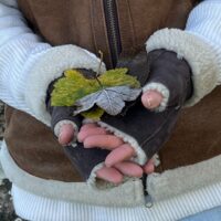 Womens-Fingerless-Tube-Mittens-Kimbo-Cream-by-Owen-Barry