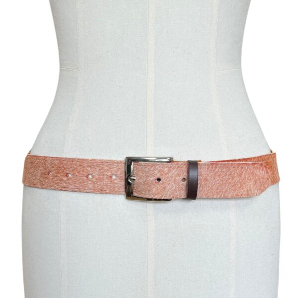 COWHIDE BELT FLAME BY OWEN BARRY