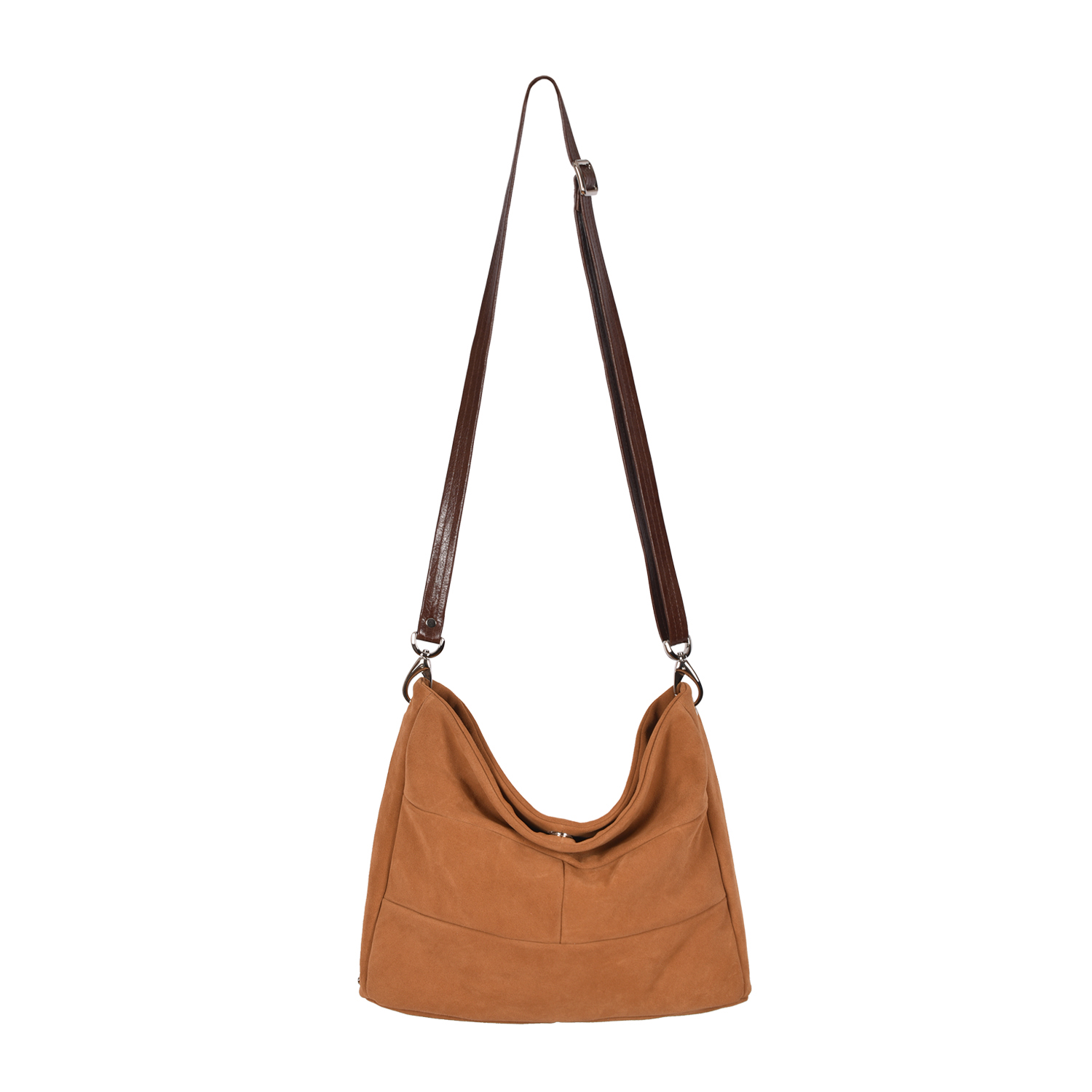 Marizion-Crossbody-Suede-Ginger by Owen Barry