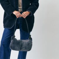 Sheepskin Shoulder Bag Graphito Devoran (3)