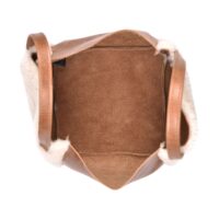 Sheepskin Grab Bag Brandy Cream Curly Tan Leather Hawes (3) Sheepskin Grab Bag Brandy Cream Curly Tan Leather Hawes