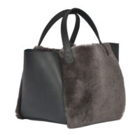 Sheepskin Grab Bag Cromita Grey Olive Green Hawes