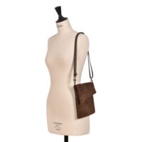 Ztop-Small-2025-Suede-Crossbody-Arabica Brown by Owen Barry