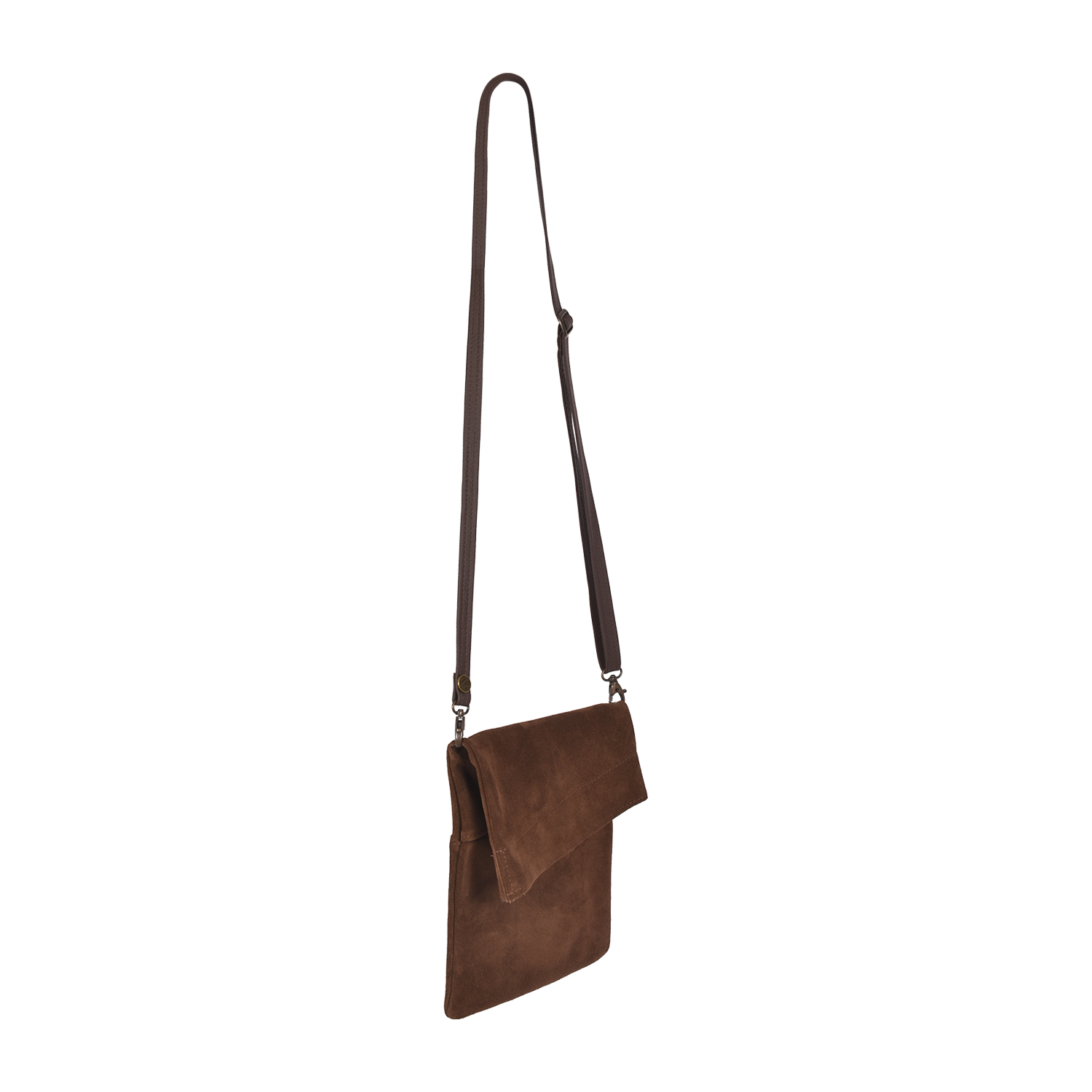 Ztop-Small-2025-Suede-Crossbody-Arabica Brown by Owen Barry