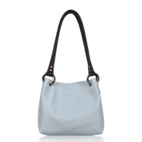 Leather Shoulder Bag Kos Blue - Pepsi (1) Leather Shoulder Bag Kos Blue - Pepsi (2)