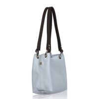 Leather Shoulder Bag Kos Blue - Pepsi (3) Leather Shoulder Bag Kos Blue - Pepsi (2)