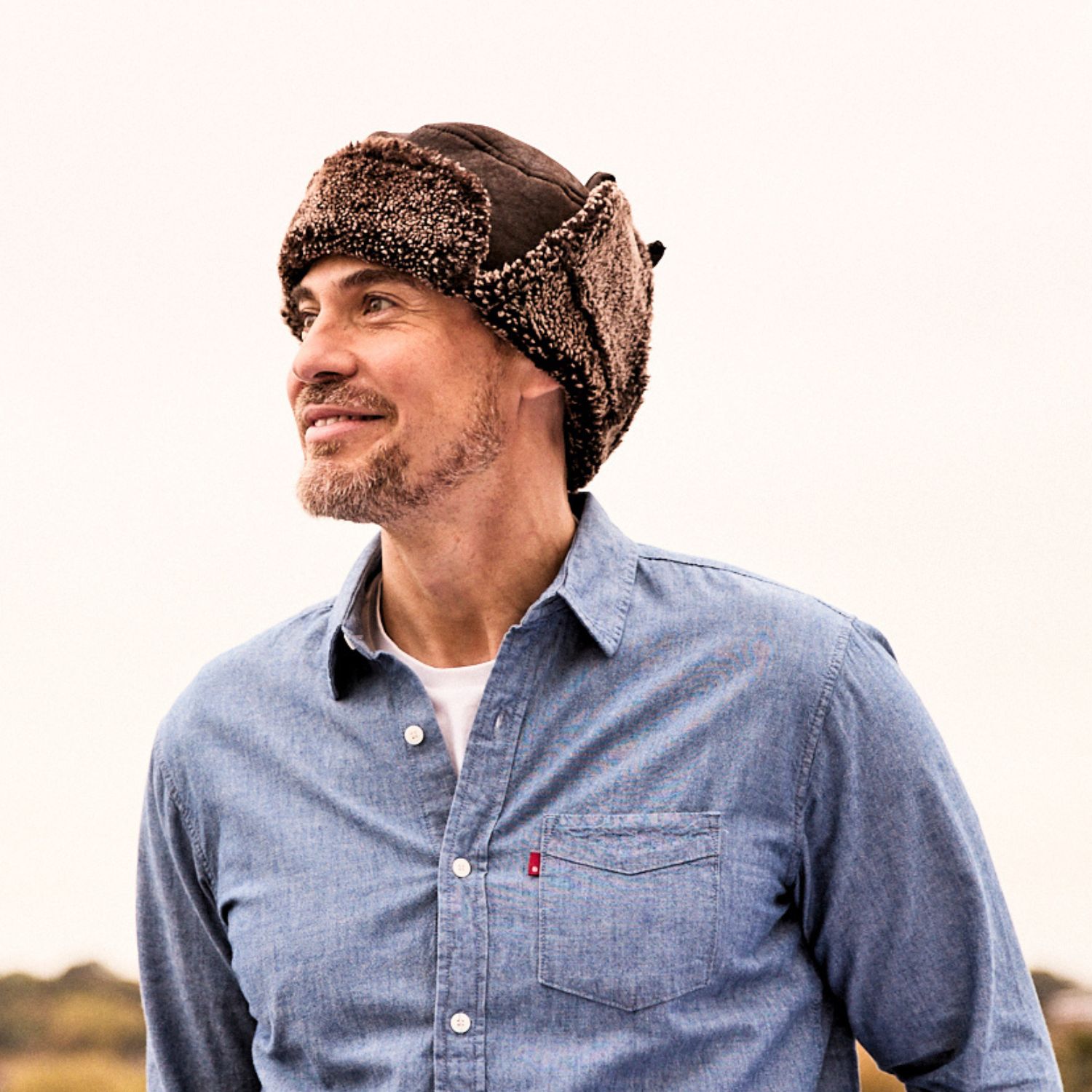 Sheepskin Trapper Brown Hurricane
