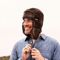 Sheepskin Trapper Brown Hurricane