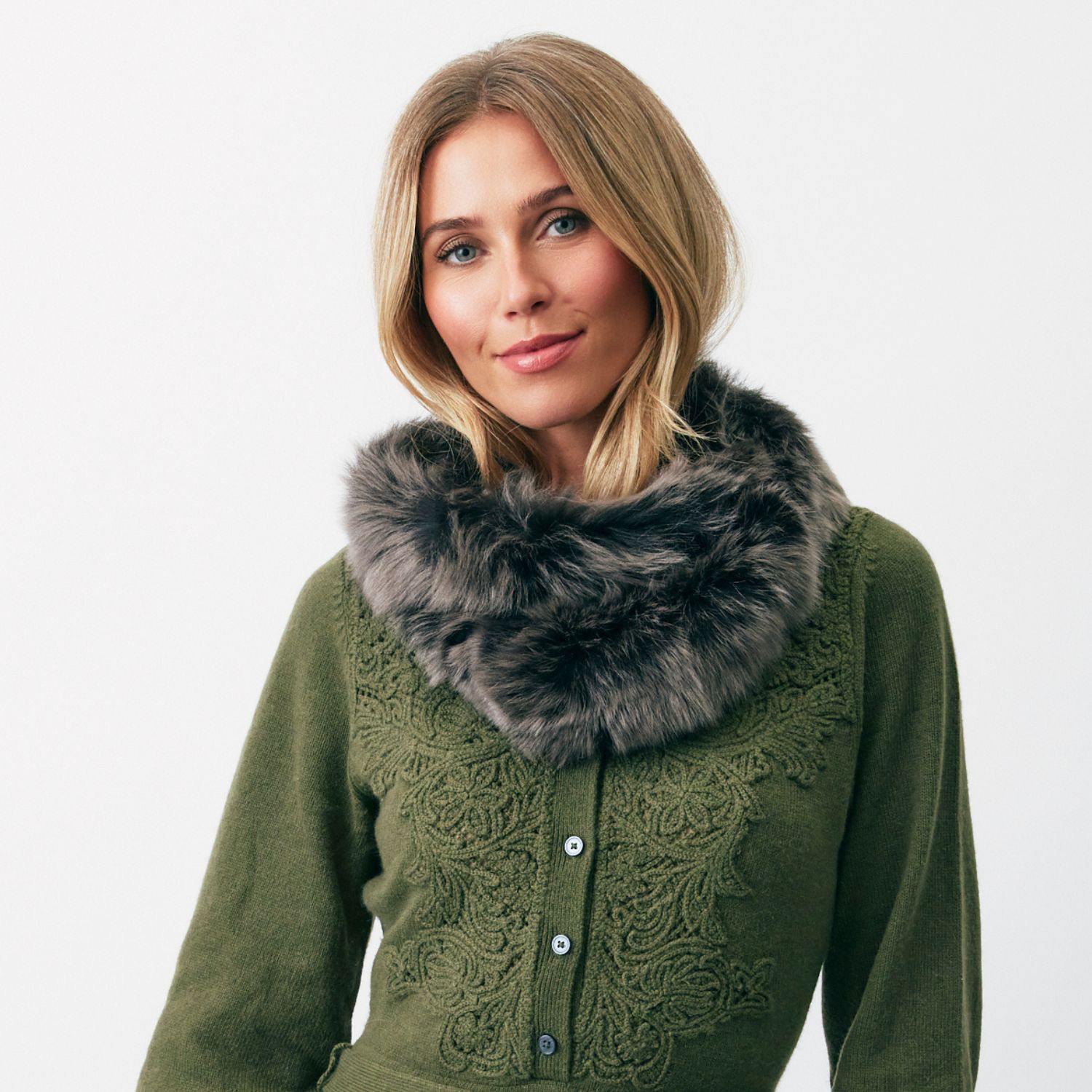 Toscana Infinity Scarf Ebony Briza