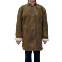 13 Sheepskin Jacket Maggie in Walnut Vintage by Owen Barry