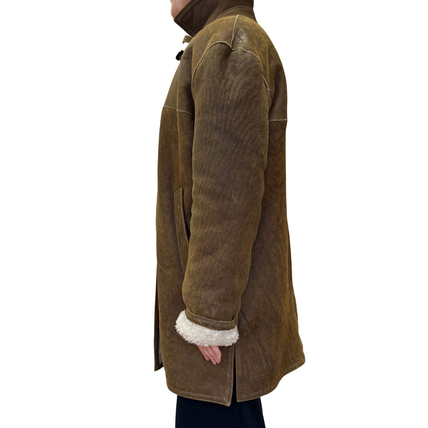 15 Sheepskin Jacket Maggie in Walnut Vintage by Owen Barry