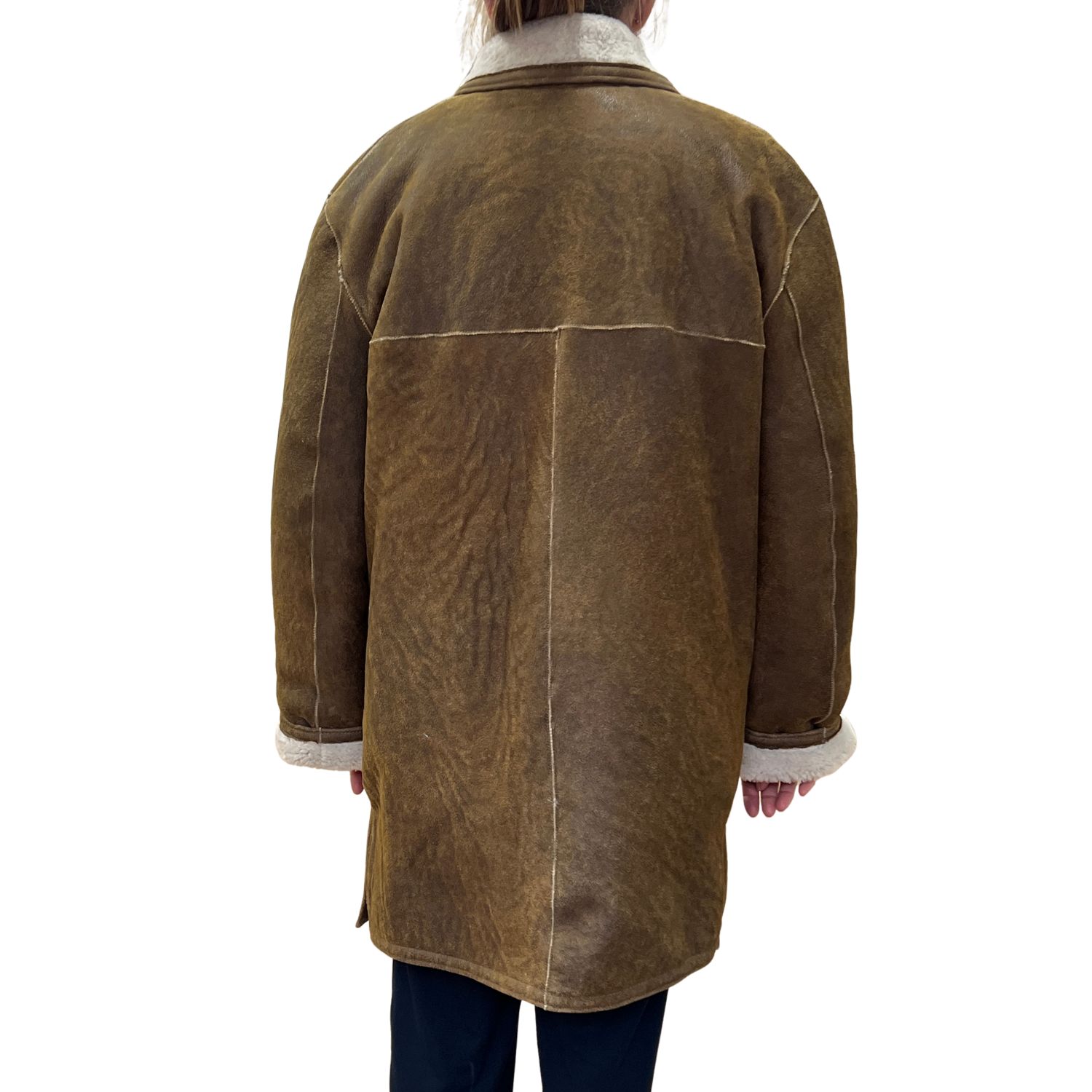 16 Sheepskin Jacket Maggie in Walnut Vintage by Owen Barry