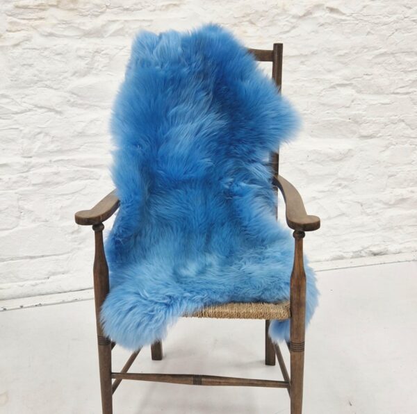 SHEEPSKIN RUG MERMAID BLUE SINGLE
