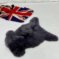 4823102b-eea9-4798-943c-6d734cc22ab0 SHEEPSKIN RUG GUN METAL GREY SINGLE