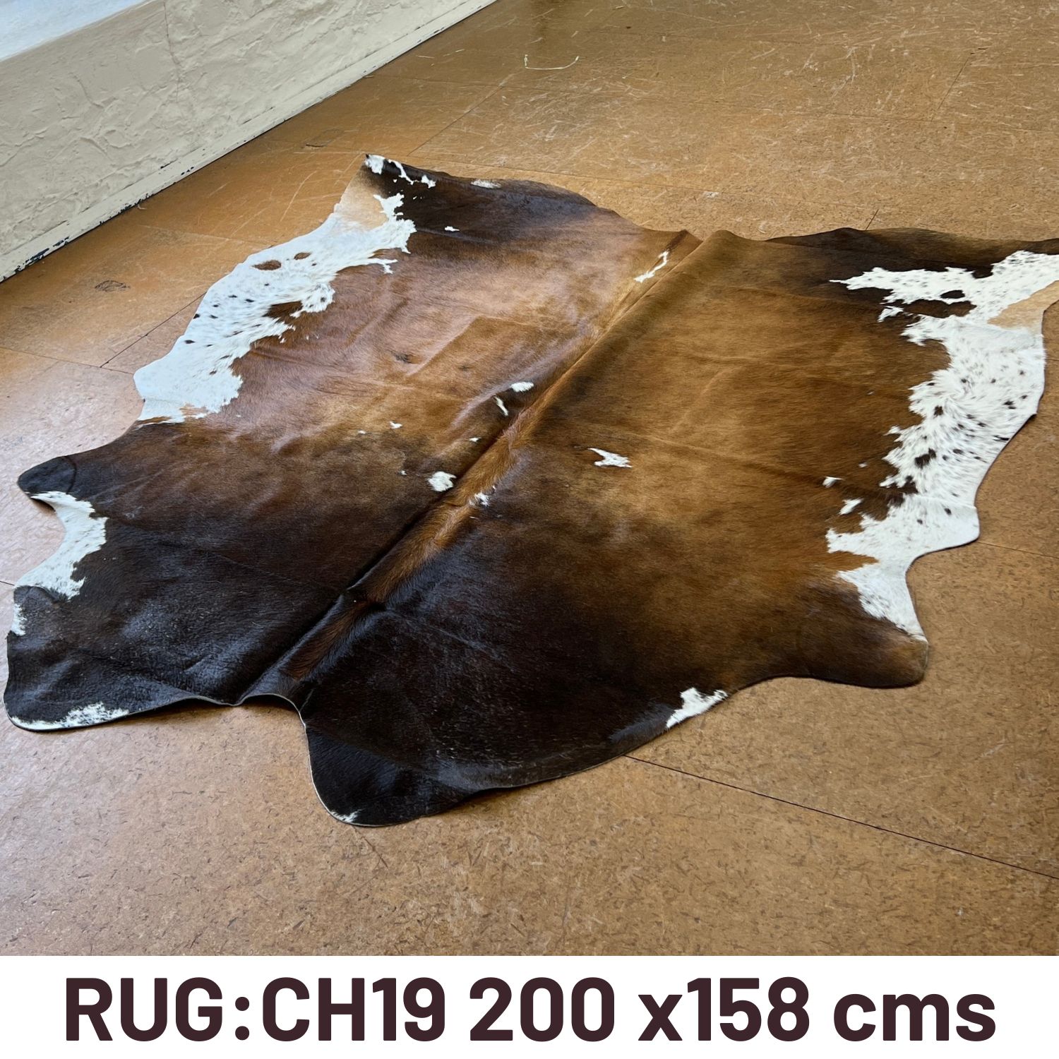 CH019 200X158 (1) Cowhide Rug CH019